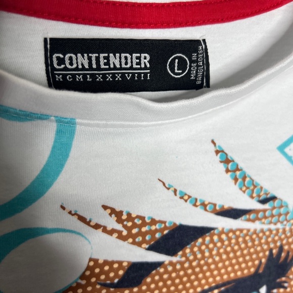 Contender All Over Print (AOP) Comic Style Tee Size Large - Picture 2 of 6